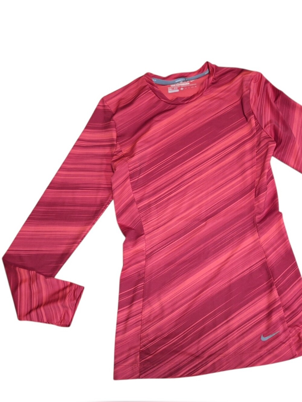 Nike Golf Tour Performance Red Dri-Fit Long Sleeved Shirt Ladies XS Sport